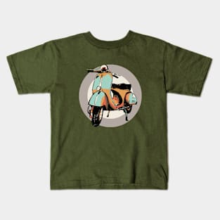 vespa scooter Kids T-Shirt